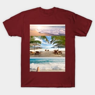 Lifestyle , nature, beach and sunset T-Shirt